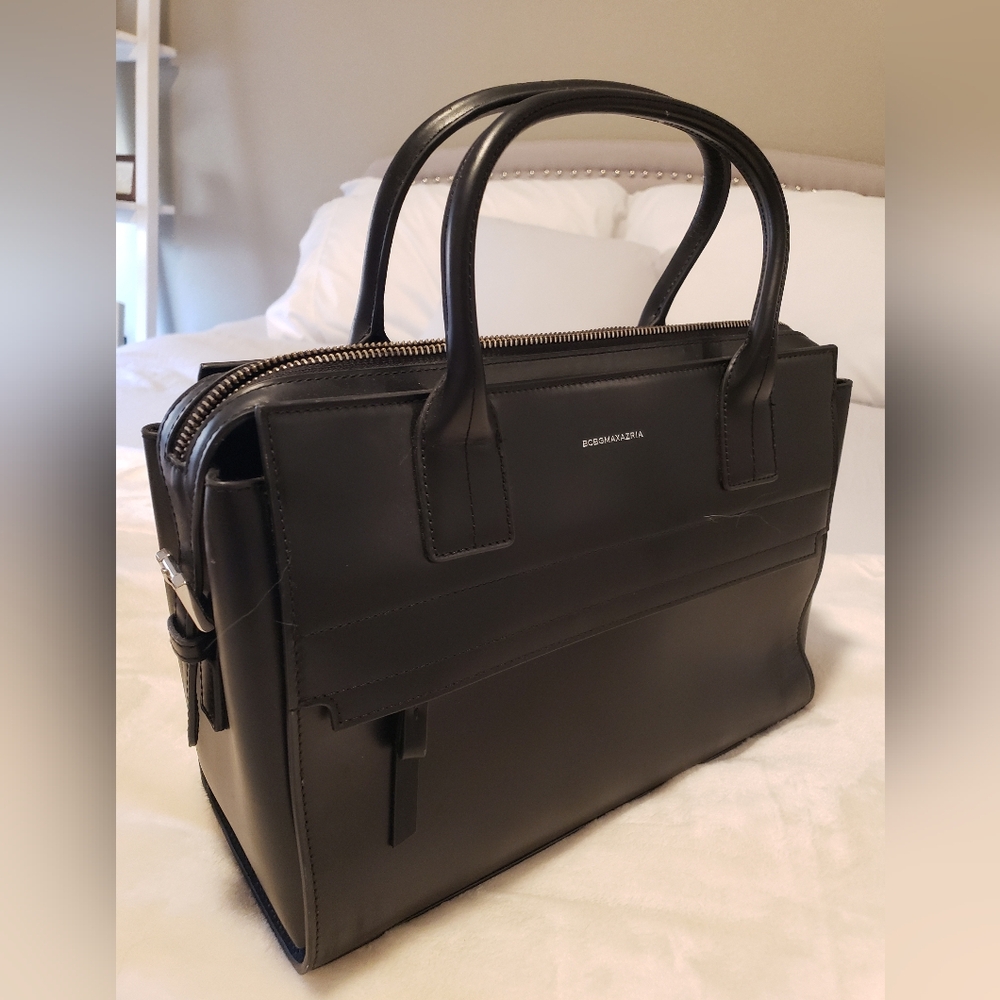 New! BGBGMaxazria Black Leather Purse